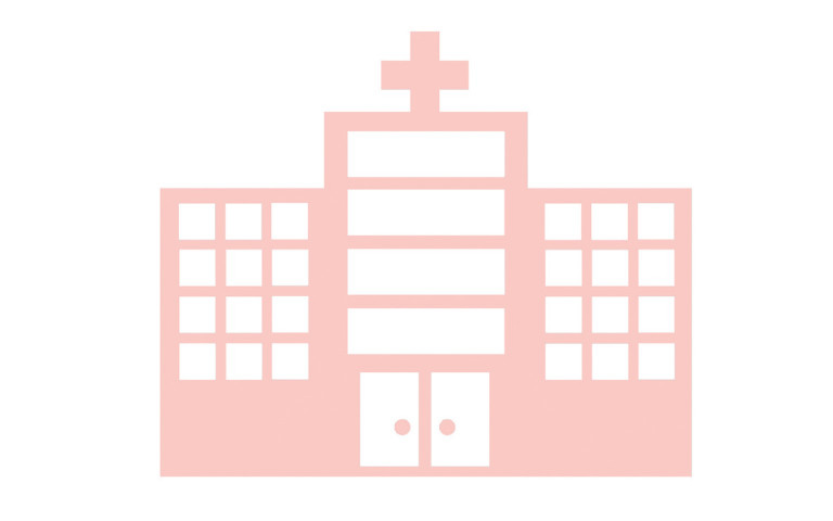 ML icone hôpital rose