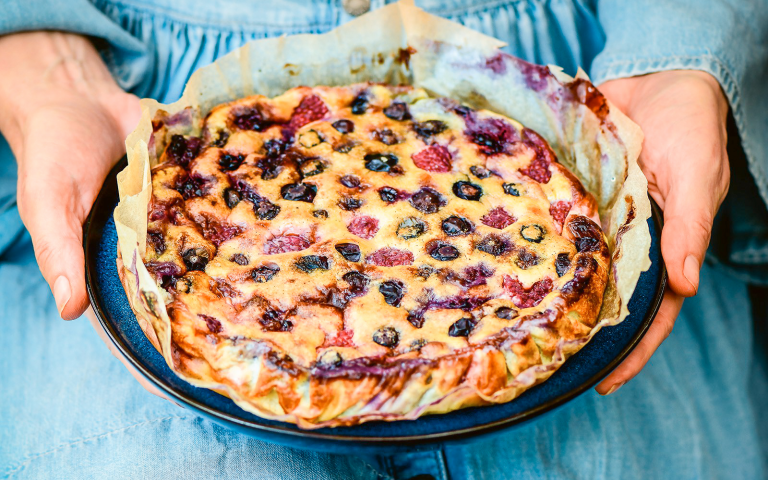 Pascale Naessens recept Clafoutis met bessen