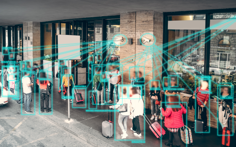 AI systeem die via camerabeelden mensen scant en herkent