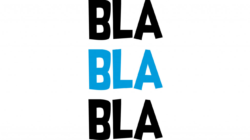 Bla bla bla logo campagne dikkedarmonderzoek