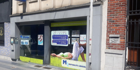Vitrine agence ML Hainaut-Namur La Louvière