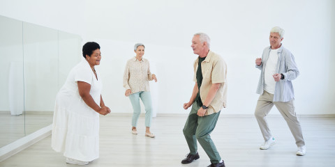 Dansende senioren