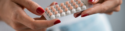vrouw met anticonceptiepil