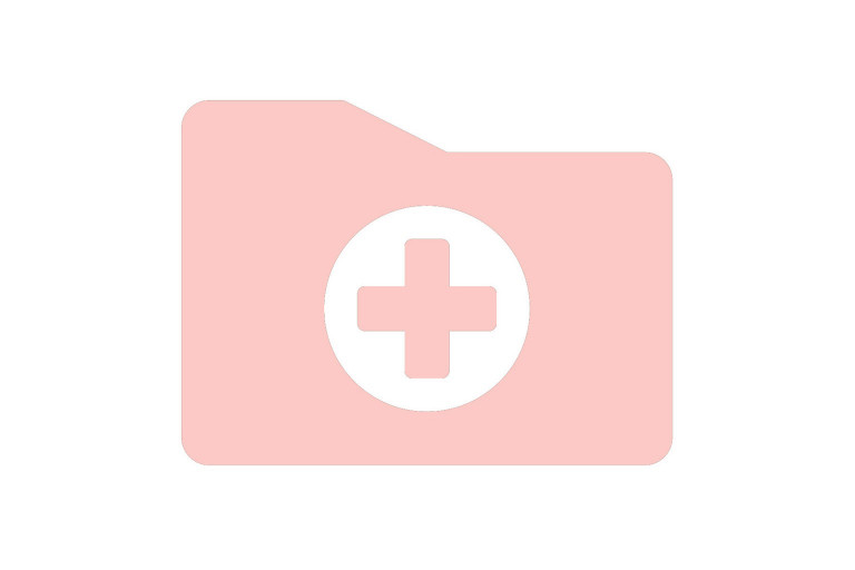LM icoon ziekenhuisdossier roze