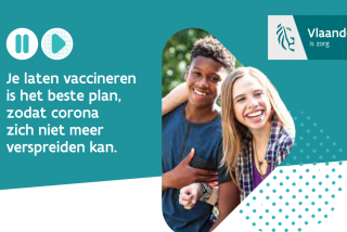 Vaccinatiecampagne Vlaanderen jongeren vanaf 12 jaar