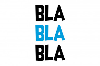 Bla bla bla logo campagne dikkedarmonderzoek