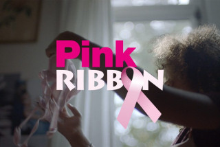 pink ribbon banner