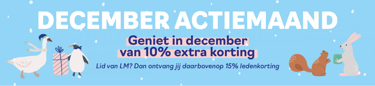 december actiemaand, geniet in december van 10% extra korting in de LM Zorgshops of op lmzorgshop.be