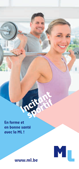 Couverture brochure incitant sportif